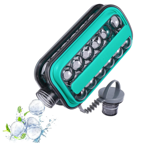 LittleStar Ice Cube Trays 2 in 1 Portable Ice Ball Maker Kettle